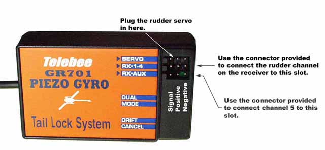 telebee gyro GR701 controller