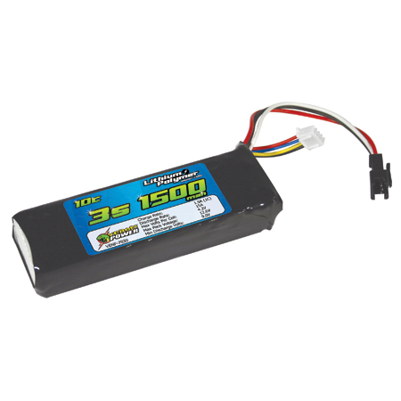 11.1v 1500mah LiPO Battery - 3DXL photo