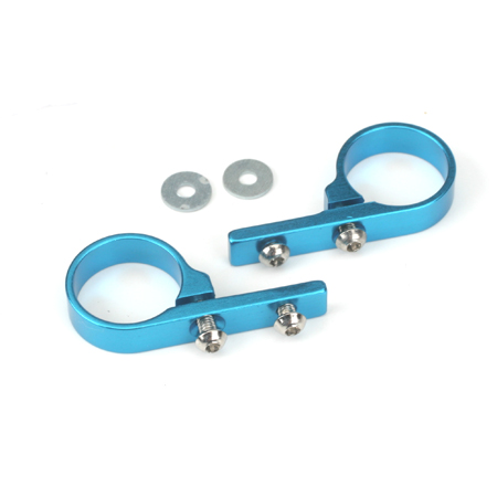 Aluminum Tail Boom Servo Mount, Blue photo