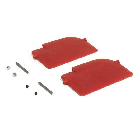 Flybar Paddle w/ Weights (Red):V50 photo