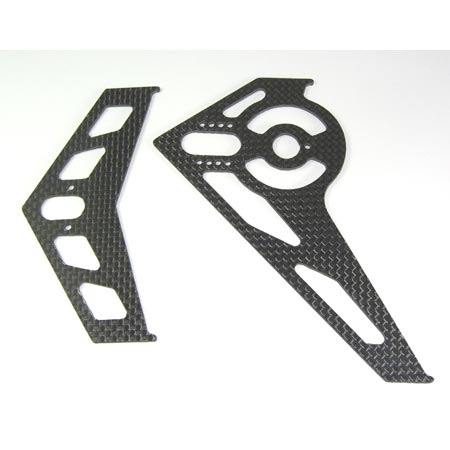 Tail Fin Rd End V2 Set:TREX450X/XL photo